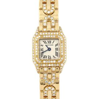 カルティエ(Cartier)のカルティエ ミニパンテールアールデコ YG/2D･ブレスD WF3141NA YG クォーツ(腕時計)