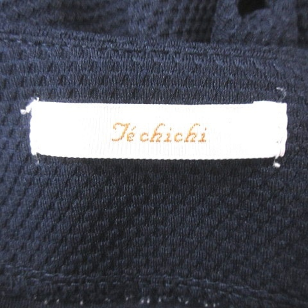 Techichi(テチチ)のテチチ Te chichi カットソー カシュクール 半袖 F 紺 ネイビー レディースのトップス(カットソー(半袖/袖なし))の商品写真