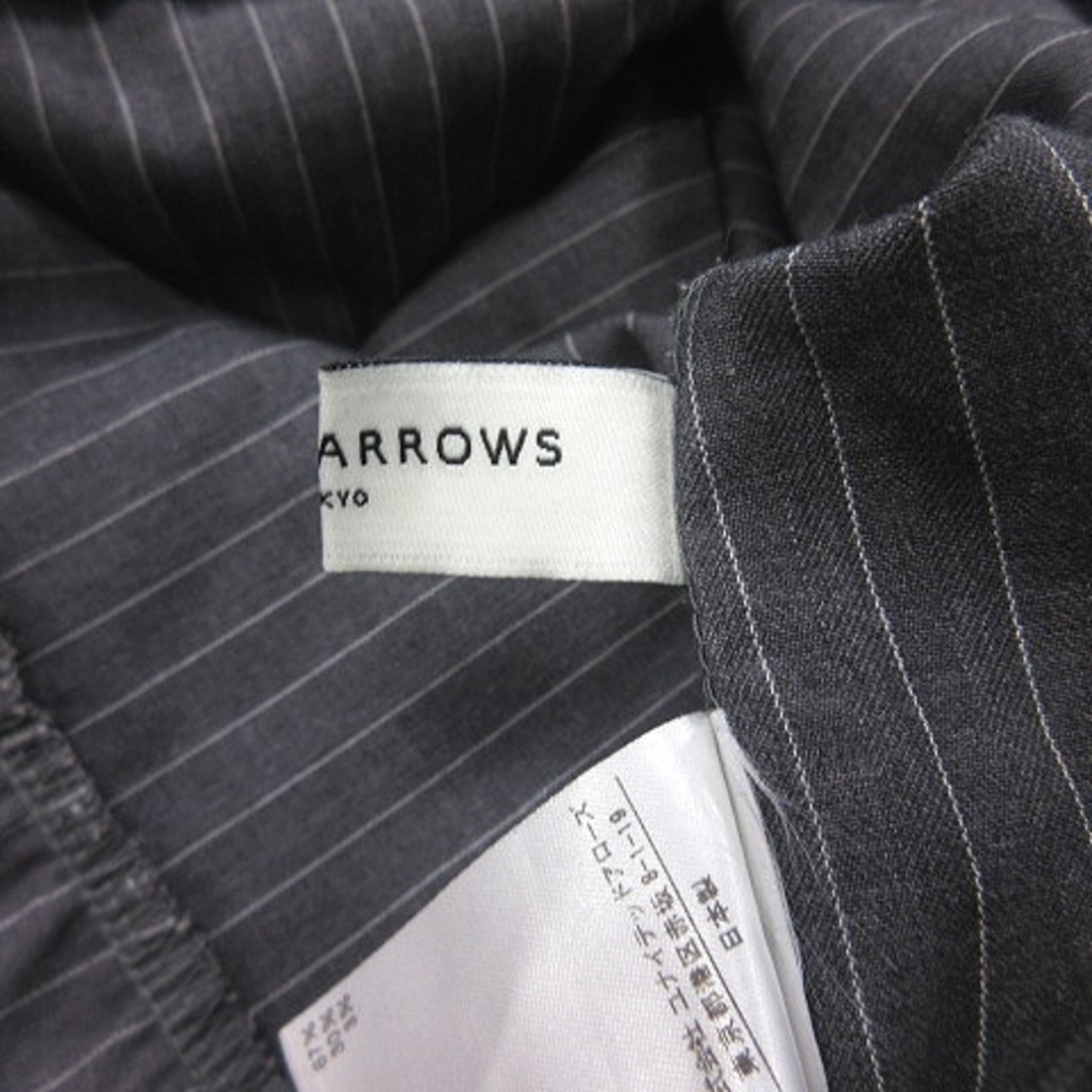 UNITED ARROWS(ユナイテッドアローズ)のユナイテッドアローズ ブラウス チュニック ノースリーブ ストライプ グレー レディースのトップス(シャツ/ブラウス(半袖/袖なし))の商品写真