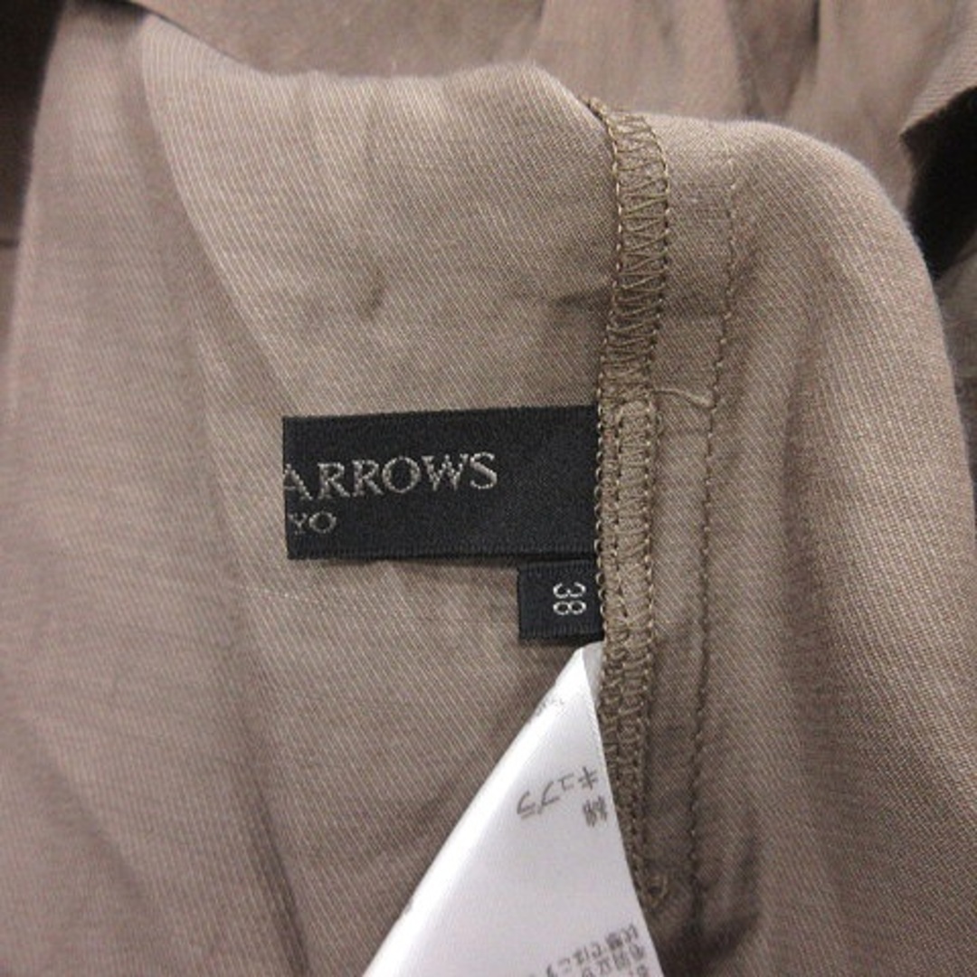 UNITED ARROWS(ユナイテッドアローズ)のユナイテッドアローズ シャツ ブラウス 半袖 38 茶 ブラウン /YI レディースのトップス(シャツ/ブラウス(半袖/袖なし))の商品写真