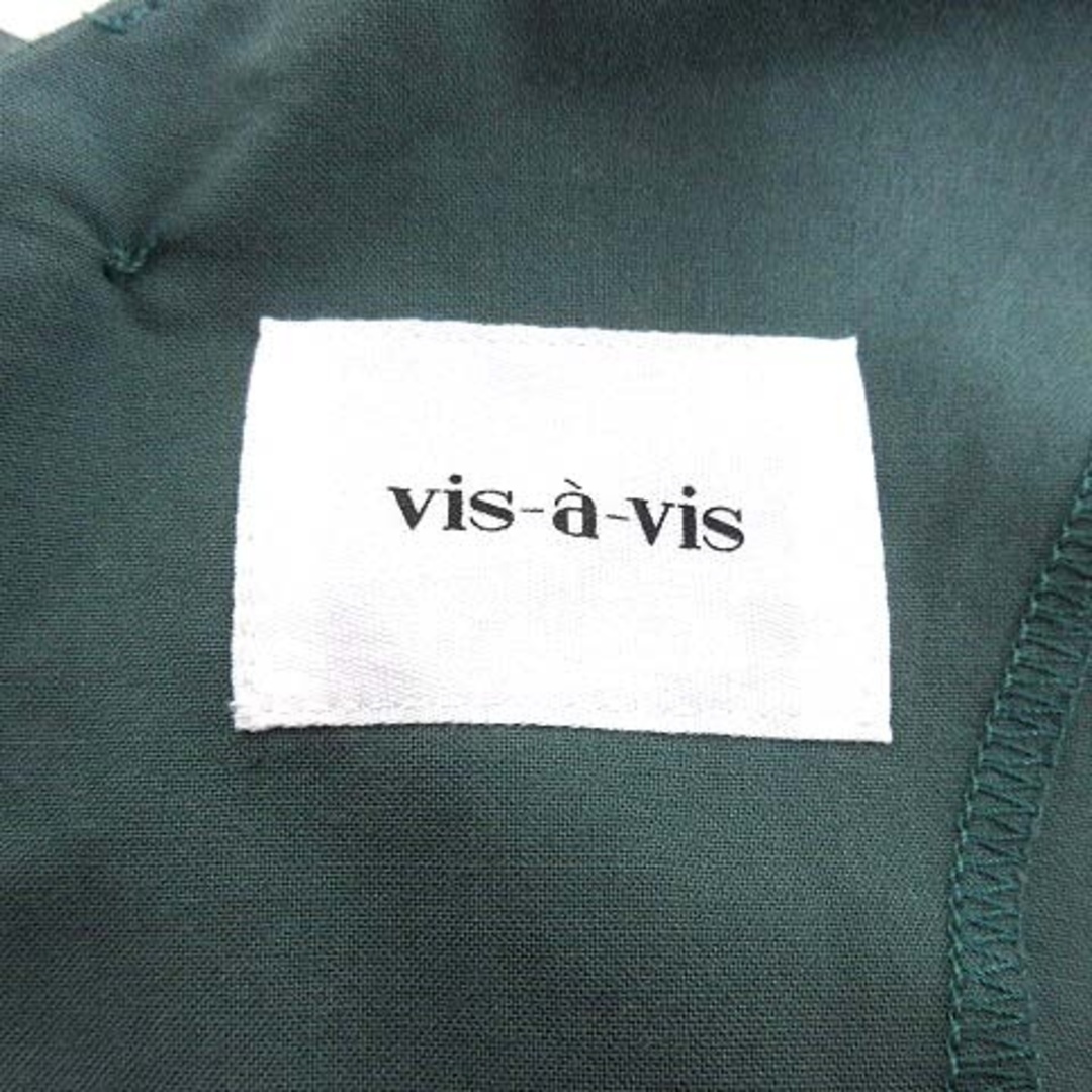 ViS(ヴィス)のビス ViS ブラウス Vネック パワースリーブ 五分袖 F 緑 グリーン レディースのトップス(その他)の商品写真