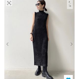 アパルトモンドゥーズィエムクラス(L'Appartement DEUXIEME CLASSE)のアパルトモン　Mole Yarn Knit N/S DRESS  ワンピース(ロングワンピース/マキシワンピース)