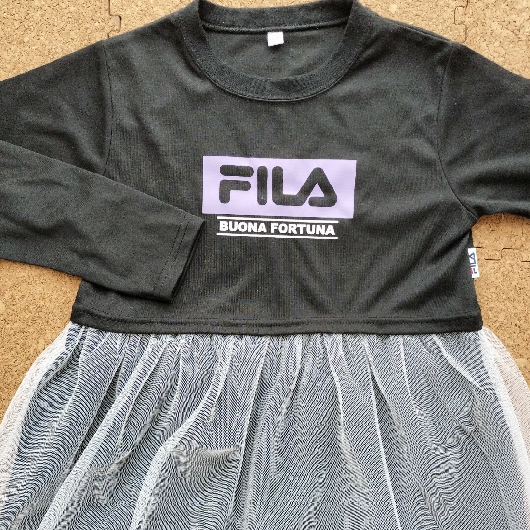 FILA(フィラ)のFILA チュールスカートワンピース キッズ/ベビー/マタニティのキッズ服女の子用(90cm~)(ワンピース)の商品写真