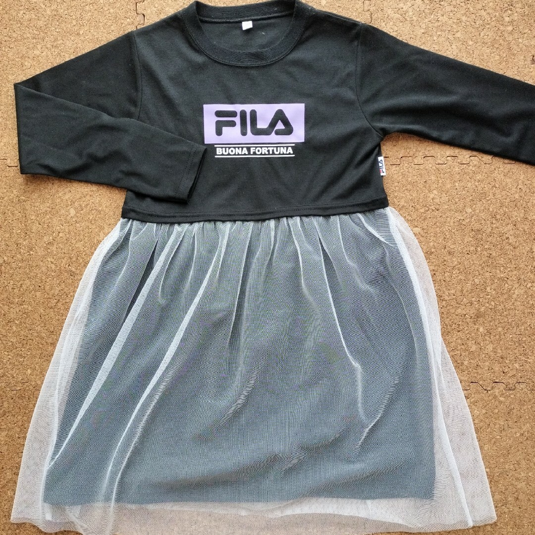 FILA(フィラ)のFILA チュールスカートワンピース キッズ/ベビー/マタニティのキッズ服女の子用(90cm~)(ワンピース)の商品写真