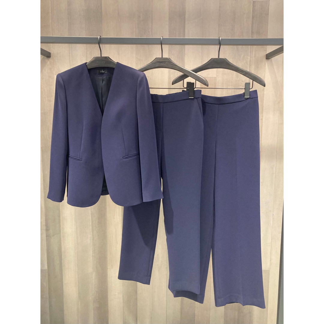 theory 22SS Classic Crepe パンツスーツ 紺 2、4 theory 22SS Classic Crepe パンツスーツ 紺 2、4