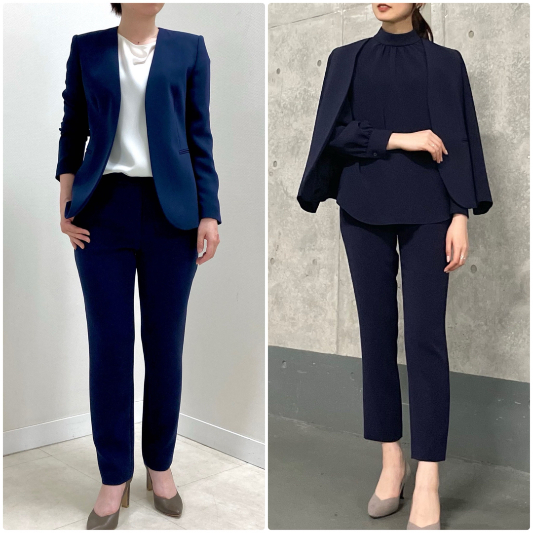 theory 22SS Classic Crepe パンツスーツ 紺 2、4 theory 22SS Classic Crepe パンツスーツ 紺 2、4