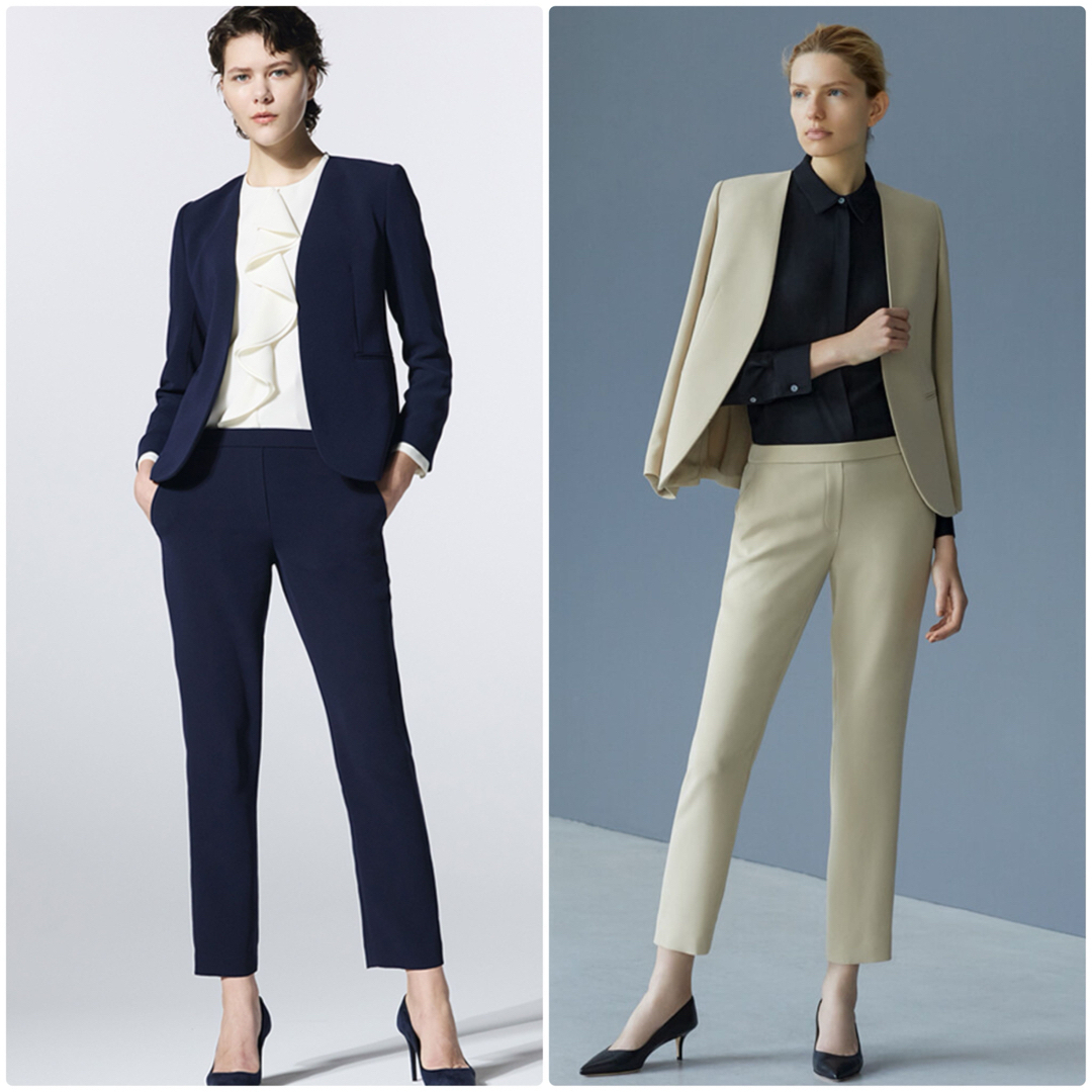 theory 22SS Classic Crepe パンツスーツ 紺 2、4 theory 22SS Classic Crepe パンツスーツ 紺 2、4