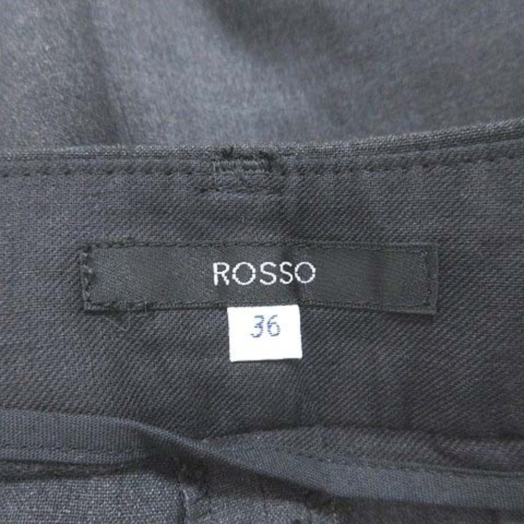 ROSSO(ロッソ)のロッソ アーバンリサーチ スラックスパンツ ワイド ロング 36 黒 ■MO レディースのパンツ(その他)の商品写真