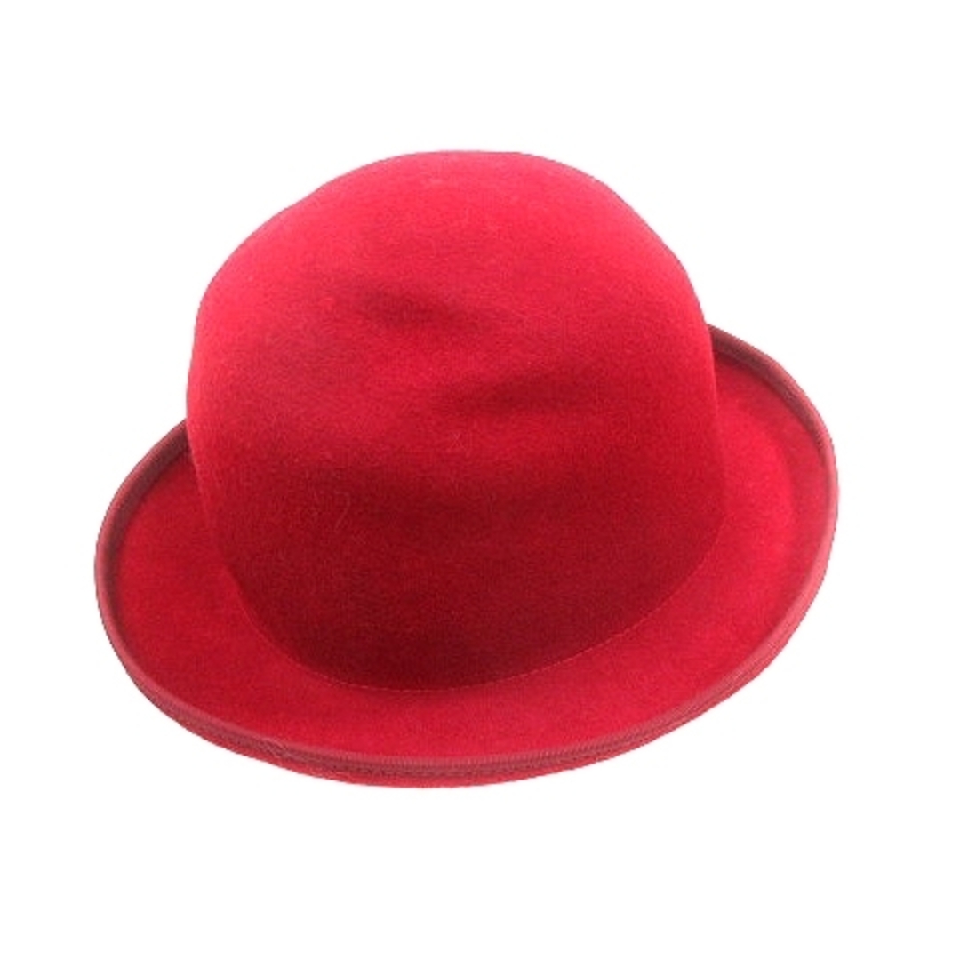 other(アザー)のアウラ AURA 帽子 ソフト帽 ボーラーハット ウール 赤 レッド /AU レディースの帽子(その他)の商品写真