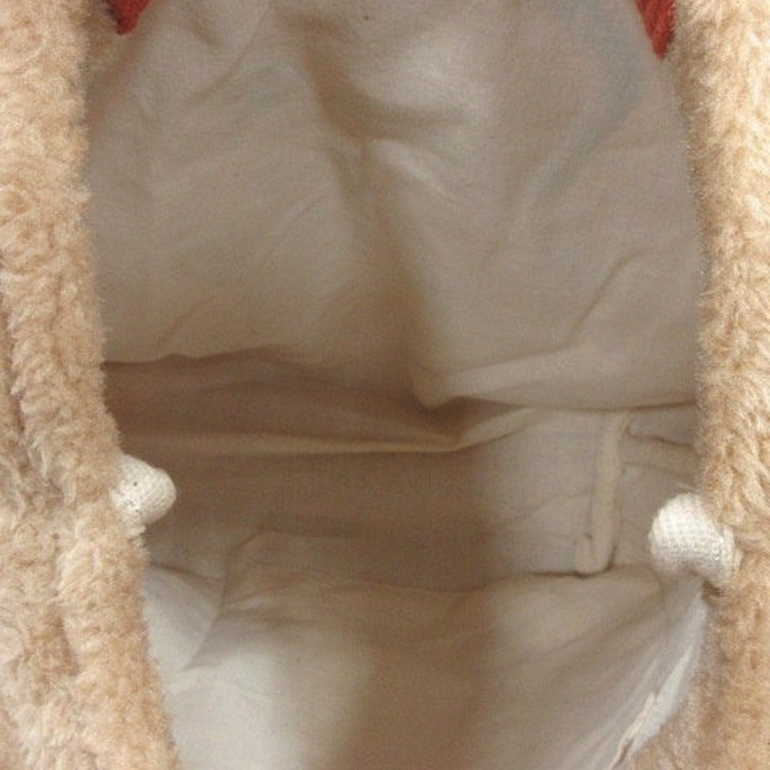 STUDIO CLIP(スタディオクリップ)のスタディオクリップ トートバッグ ハンド ポリエステル 刺繍 ボア ベージュ レディースのバッグ(トートバッグ)の商品写真