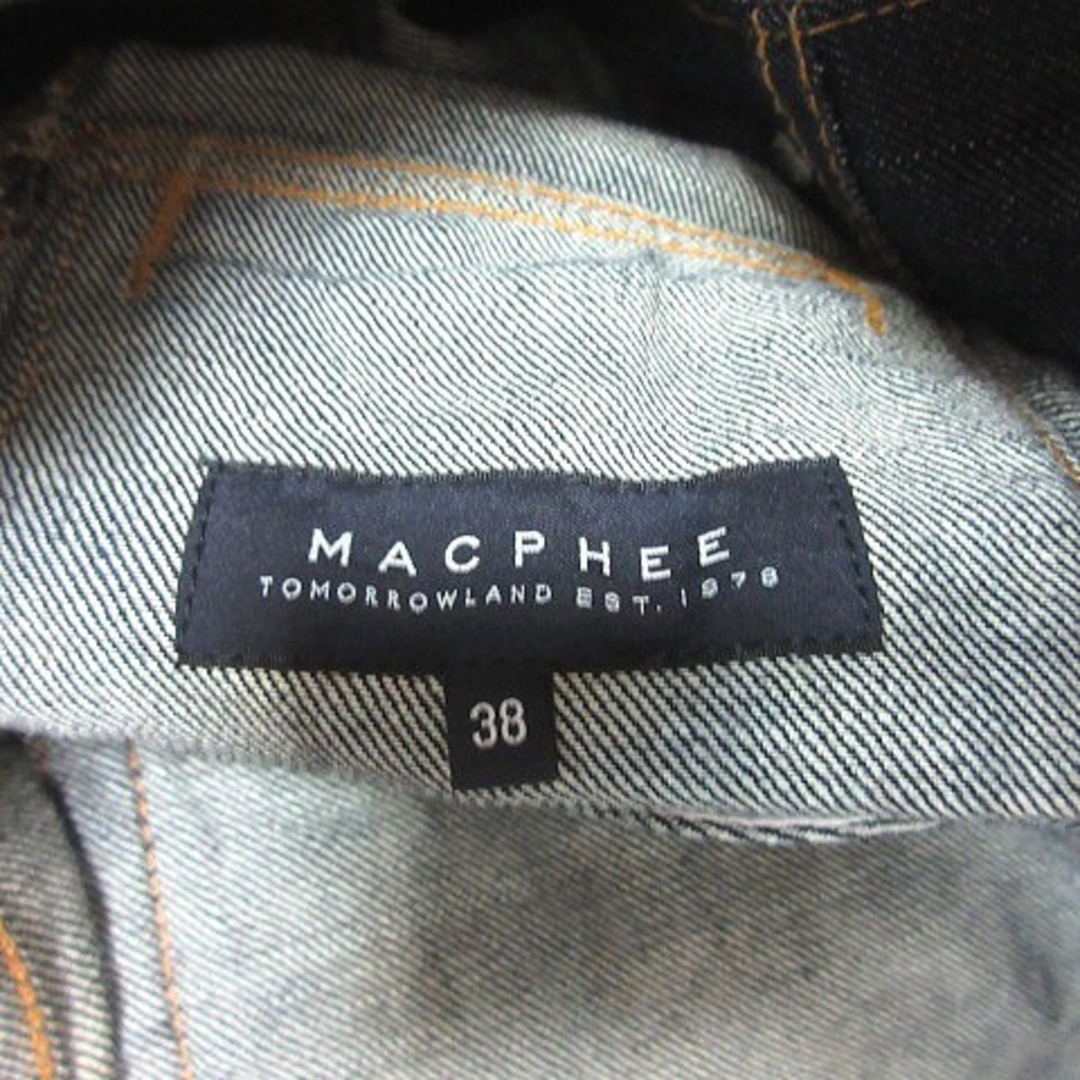 MACPHEE(マカフィー)のマカフィー ジャケット デニム Gジャン ジージャン 38 紺 ネイビー /YI レディースのジャケット/アウター(その他)の商品写真