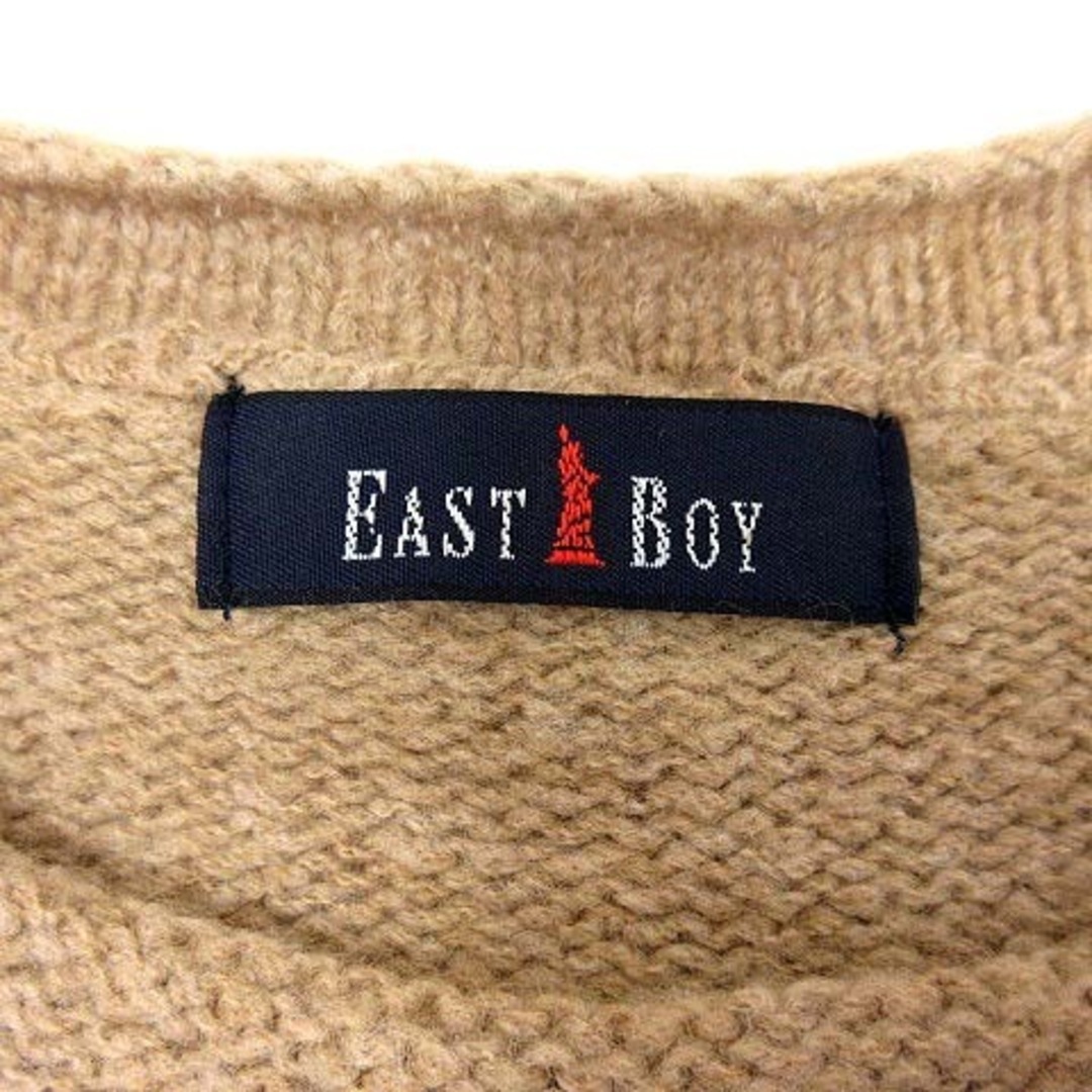 EASTBOY(イーストボーイ)のイーストボーイ EAST BOY ニット セーター 五分袖 19 ベージュ レディースのトップス(ニット/セーター)の商品写真