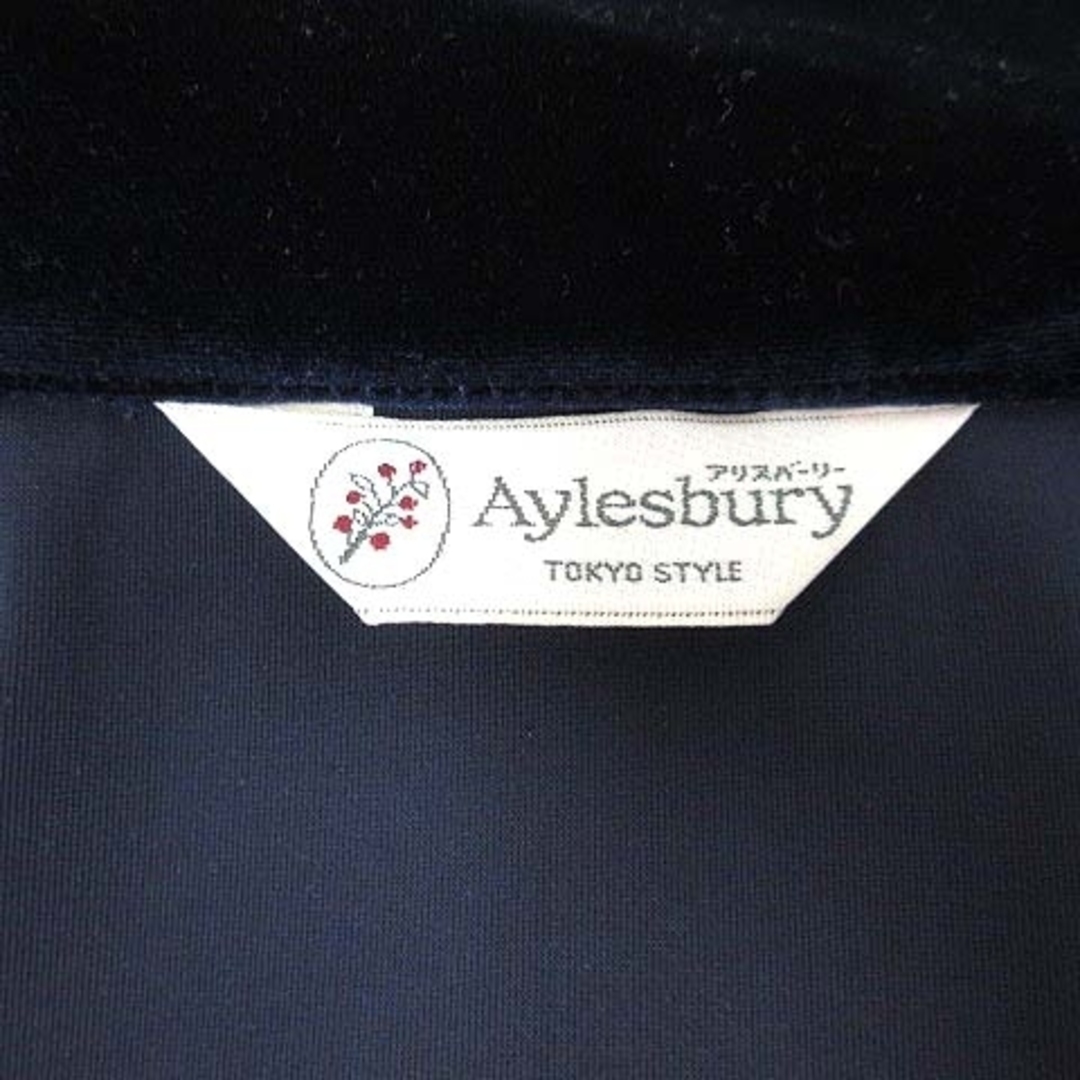 Aylesbury(アリスバーリー)のAylesbury テーラードジャケット ベロア M 紺 ネイビー /YK レディースのジャケット/アウター(その他)の商品写真