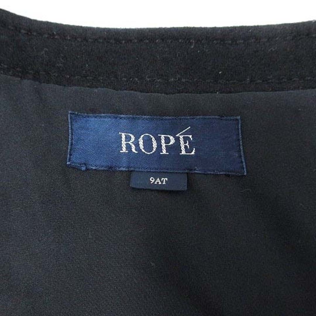 ROPE’(ロペ)のROPE ワンピース タイト ミニ フレンチスリーブ ウール 9AT 黒 /YK レディースのワンピース(ミニワンピース)の商品写真