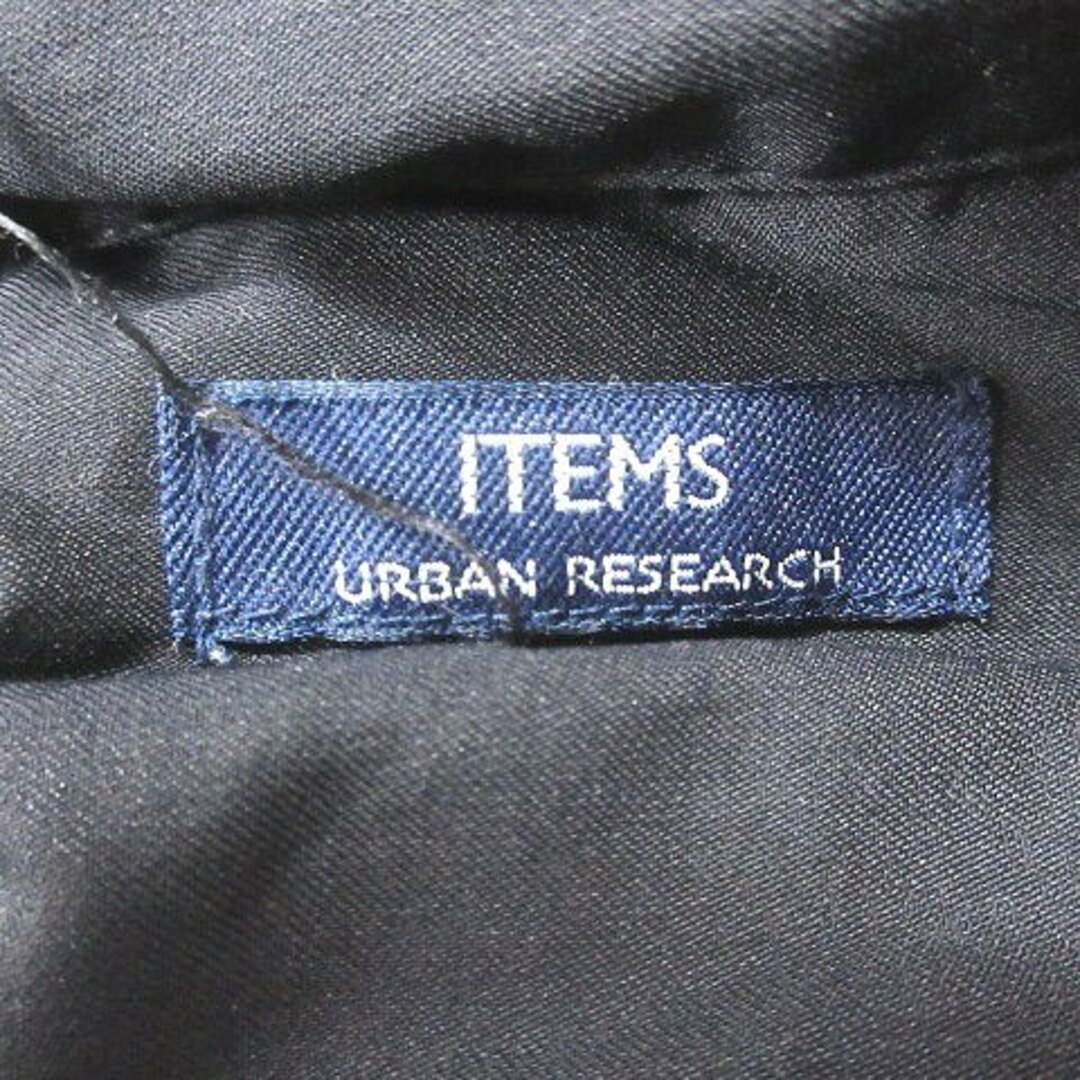 URBAN RESEARCH(アーバンリサーチ)のアーバンリサーチ アイテムズ ITEMS シャツ 五分袖 M 黒 ブラック メンズのトップス(シャツ)の商品写真