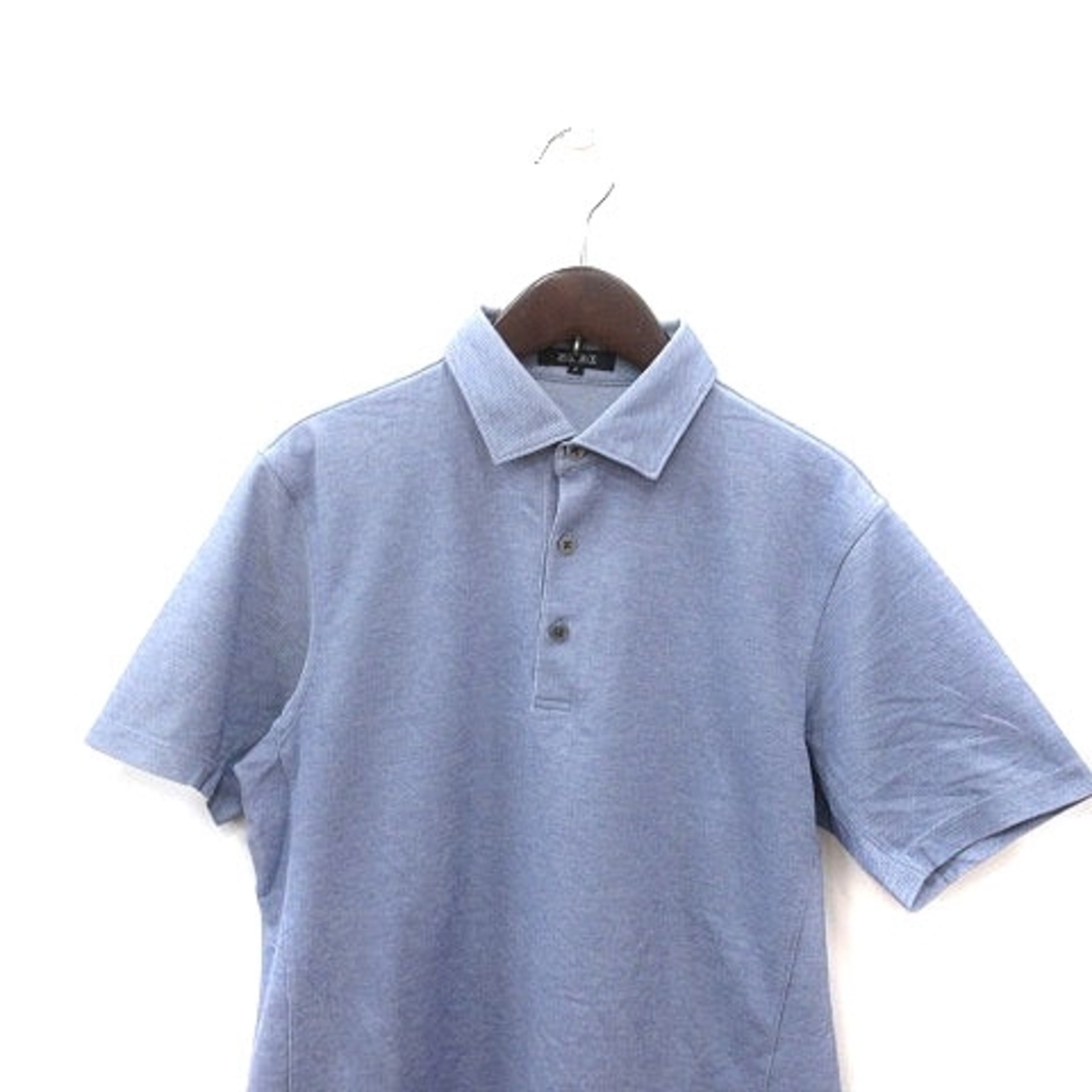 PLST(プラステ)のプラステ PLST ポロシャツ 半袖 S 青 ブルー /MS メンズのトップス(ポロシャツ)の商品写真