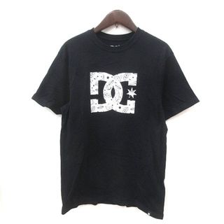 ディーシーシューズ(DC SHOES)のディーシーシューズ Tシャツ カットソー クルーネック プリント 半袖 S 黒(Tシャツ/カットソー(半袖/袖なし))