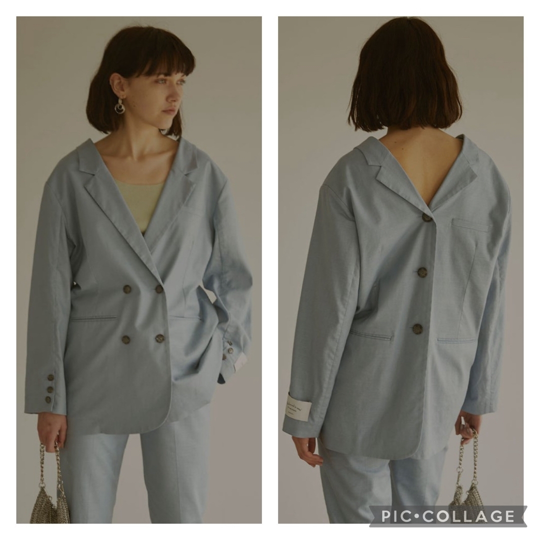 Ameri VINTAGE(アメリヴィンテージ)の美品 AMERI BACKWARDS LIKE JACKET 税込24,200円 レディースのジャケット/アウター(テーラードジャケット)の商品写真