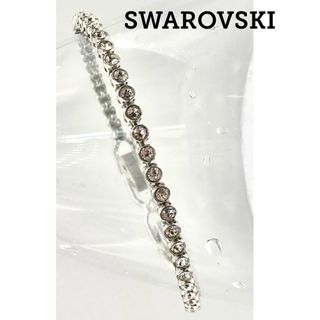 スワロフスキー(SWAROVSKI)のスワロフスキー クリスタル シルバー ブレスレットSWAROVSKI(ブレスレット/バングル)