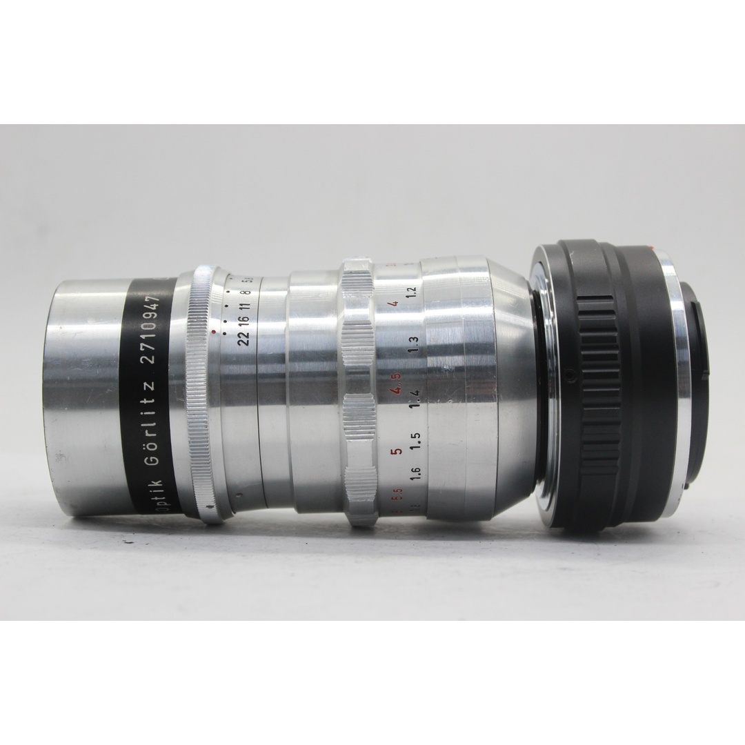 【返品保証】 【希少】 Meyer-Optik Gorlitz Trioplan 100mm F2.8 M42 マウントレンズ NEX マウントアダプター付き  s7327 スマホ/家電/カメラのカメラ(レンズ(単焦点))の商品写真