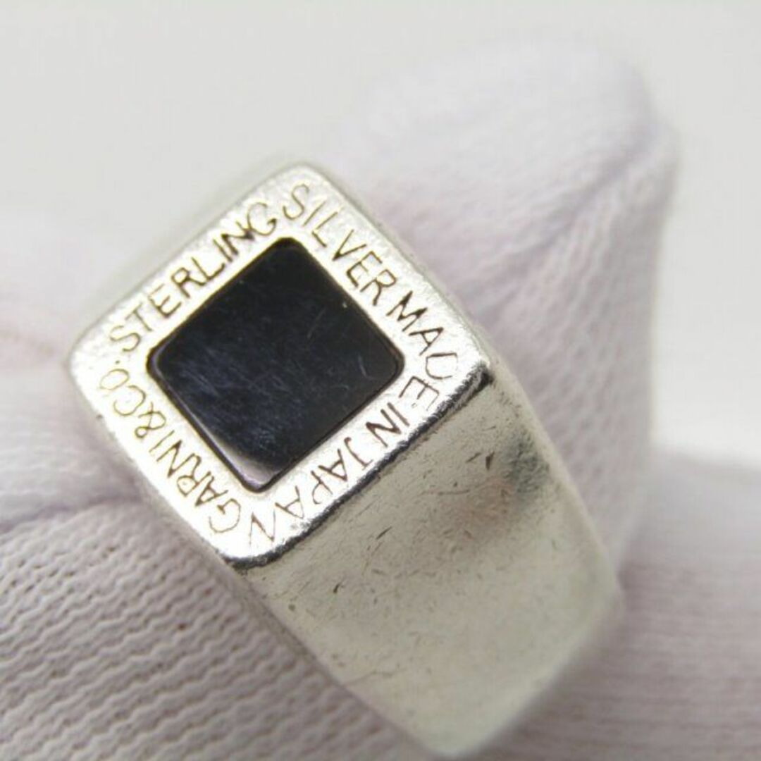 GARNI(ガルニ)のガルニ リング Square Onyx Ring 28007131 メンズのアクセサリー(リング(指輪))の商品写真