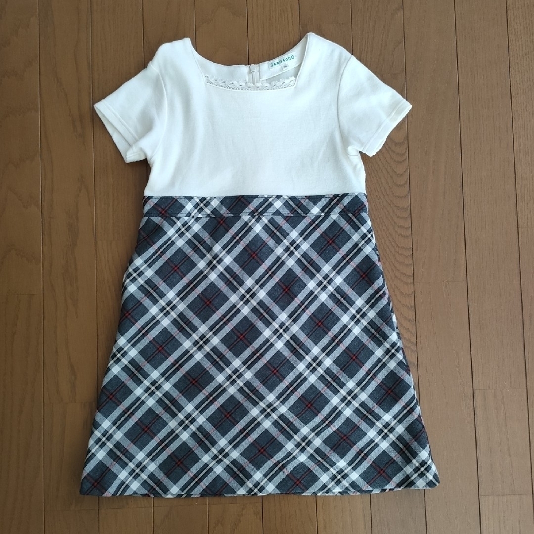 3can4on(サンカンシオン)のワンピース　120　フォーマル　女の子 キッズ/ベビー/マタニティのキッズ服女の子用(90cm~)(ドレス/フォーマル)の商品写真