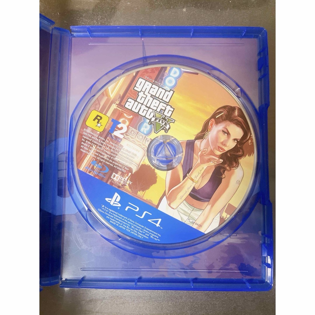 PlayStation4(プレイステーション4)のGTA5 PS4 エンタメ/ホビーのゲームソフト/ゲーム機本体(家庭用ゲームソフト)の商品写真