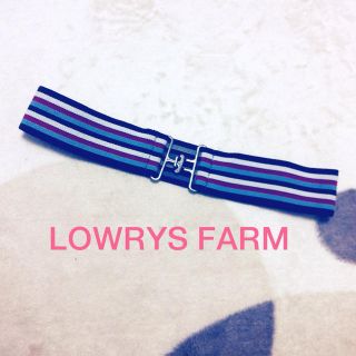 ローリーズファーム(LOWRYS FARM)の★ほぼ新品★カラフルゴムベルト(ベルト)