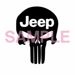 ジープ(Jeep)の★在庫処分セール★Jeep★スカル　カッティングステッカー(その他)