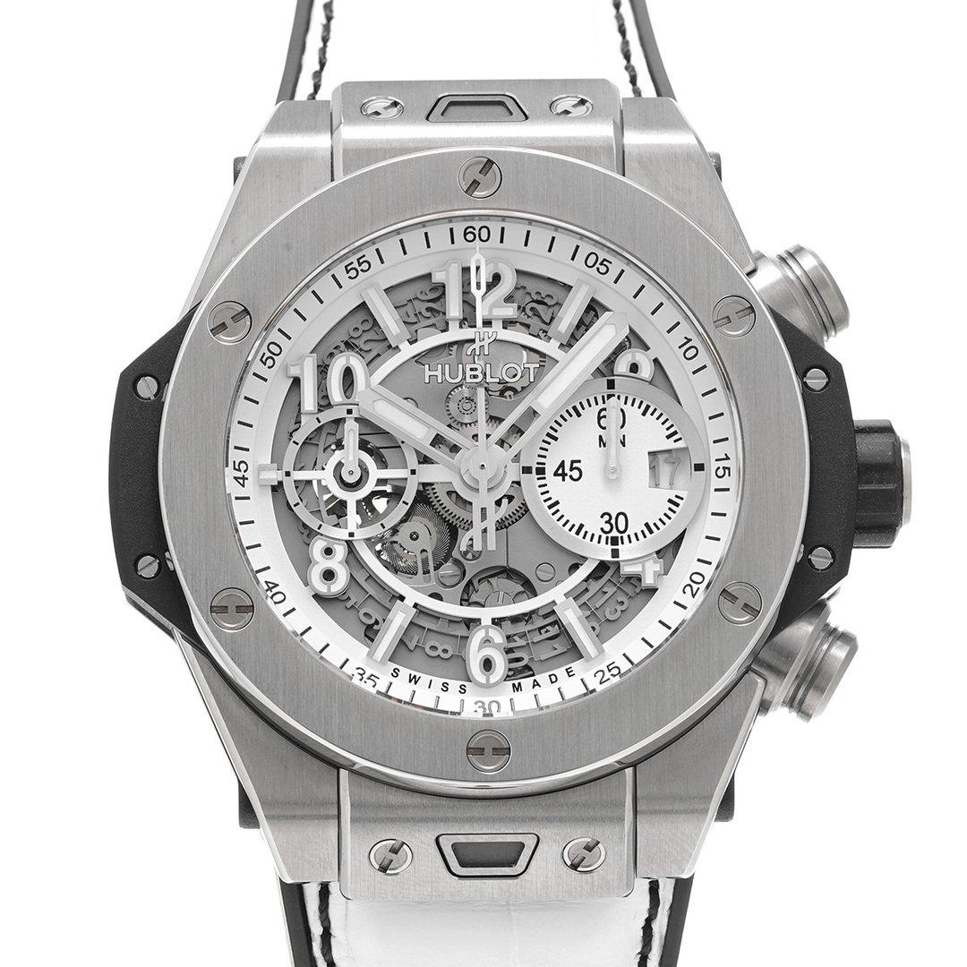 HUBLOT(ウブロ)の中古 ウブロ HUBLOT 421.NX.2010.LR.JPN マットホワイトスケルトン メンズ 腕時計 メンズの時計(腕時計(アナログ))の商品写真