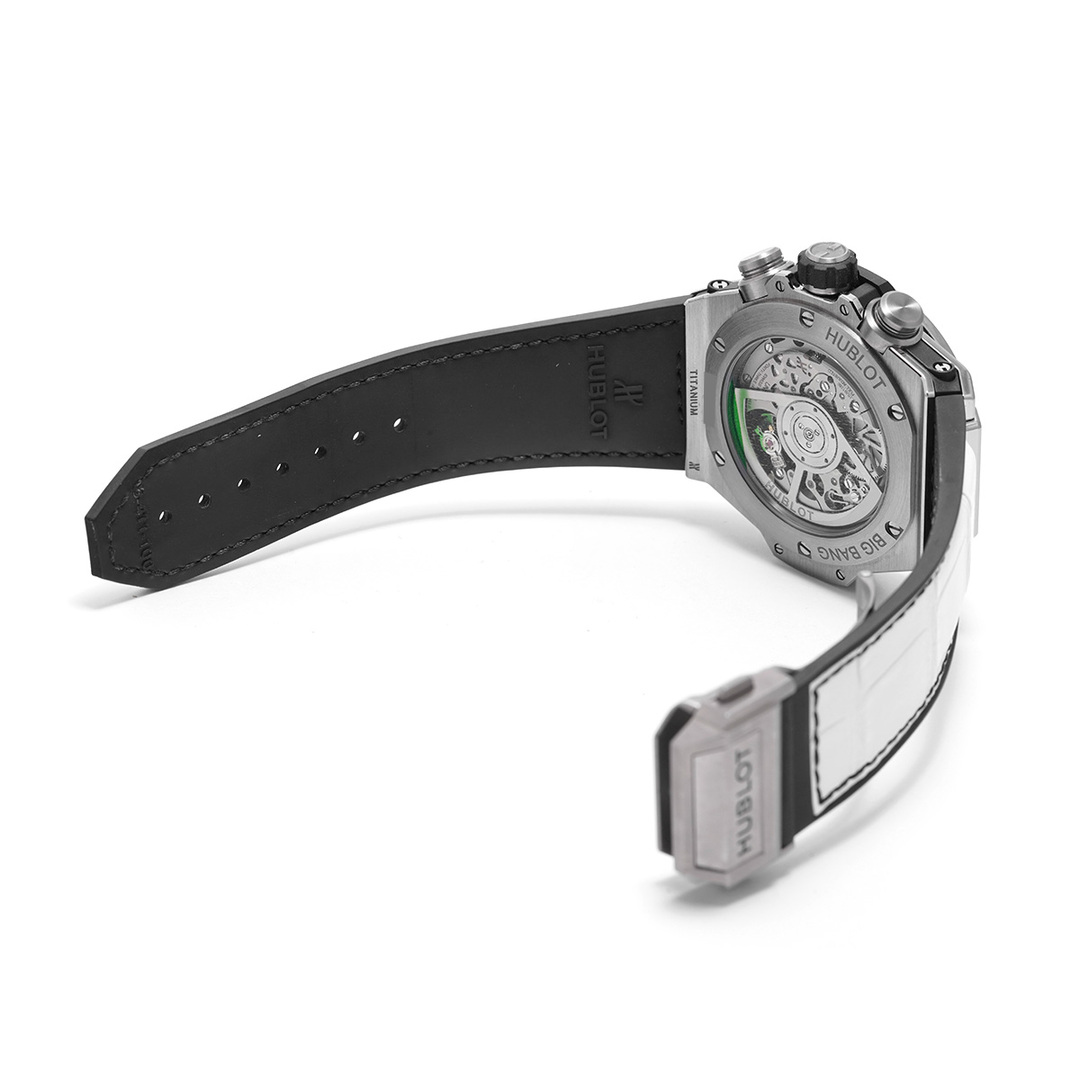 HUBLOT(ウブロ)の中古 ウブロ HUBLOT 421.NX.2010.LR.JPN マットホワイトスケルトン メンズ 腕時計 メンズの時計(腕時計(アナログ))の商品写真