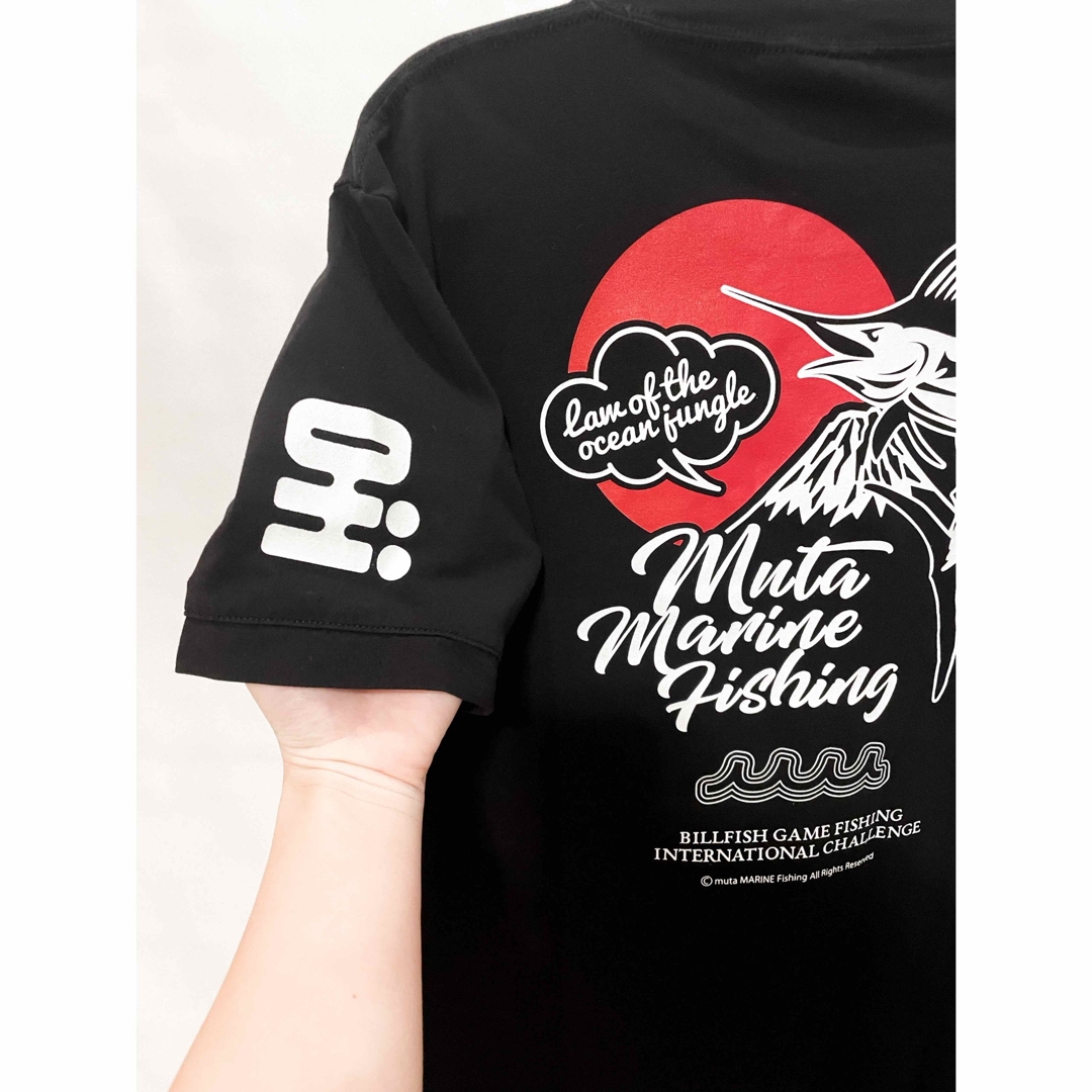 muta(ムータ)の【MUTA MSRINE】MARLIN JAPAN Tシャツ ブラック メンズのトップス(Tシャツ/カットソー(半袖/袖なし))の商品写真