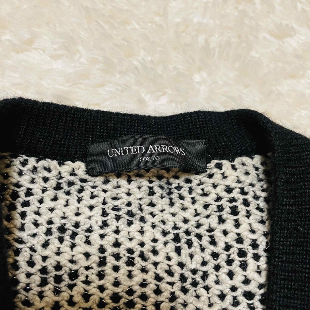UNITED ARROWS(ユナイテッドアローズ)のユナイテッドアローズ  ツイードジャケット レディースのジャケット/アウター(ノーカラージャケット)の商品写真