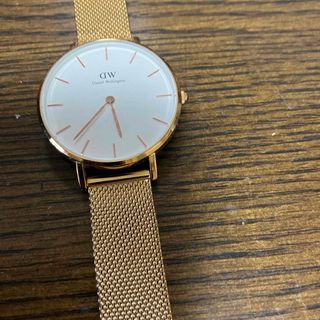 ダニエルウェリントン(Daniel Wellington)の【中古】Daniel Wellington 腕時計　金色　レディース(腕時計)