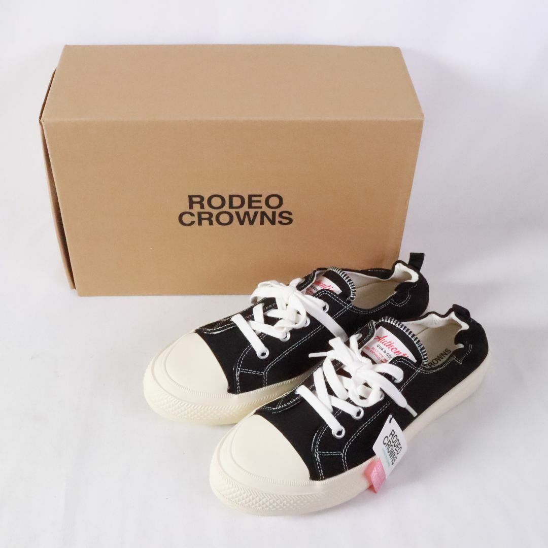 RODEO CROWNS(ロデオクラウンズ)のRODEO CROWNS　ロデオクラウンズ スニーカー　24.5　黒 キッズ/ベビー/マタニティのキッズ靴/シューズ(15cm~)(スニーカー)の商品写真