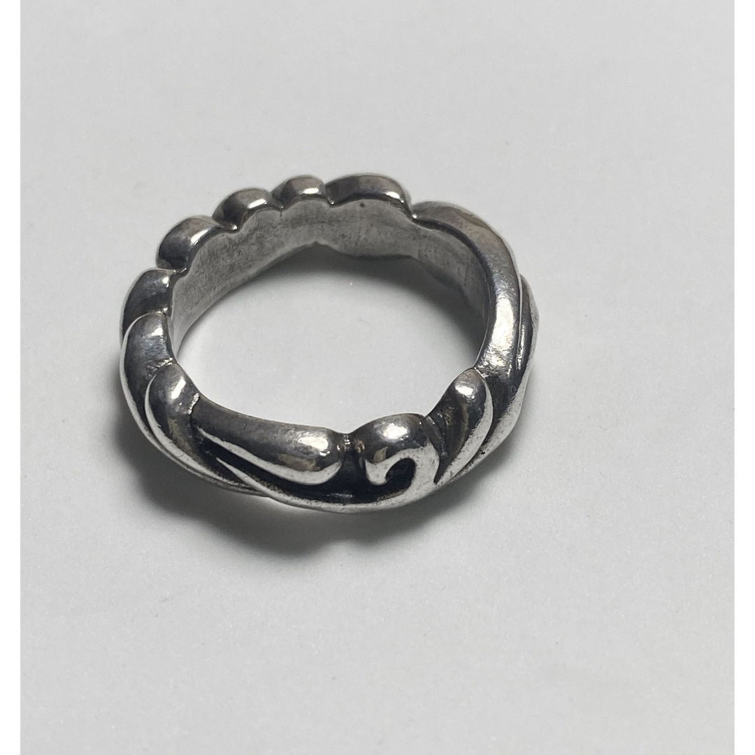 スクロールシルバー925リング silver925甲丸　指輪20号リング1ア9E メンズのアクセサリー(リング(指輪))の商品写真