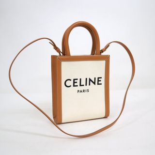 セリーヌ(celine)の【CELINE】セリーヌ ミニバーティカルカバ ショルダーバッグ キャンバス×レザー 193302BNZ/hm10204kt(ショルダーバッグ)