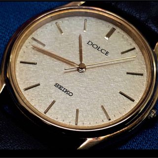 セイコー(SEIKO)のSEIKO ドルチェ メンズクオーツドレスウォッチ（10451-M)(腕時計(アナログ))