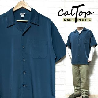 カルトップ(CALTOP)のCALTOP キャルトップ オープンカラーシャツ USA製 半袖(シャツ)