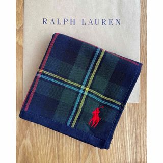 ラルフローレン(Ralph Lauren)のラルフローレン　タオルハンカチ　新品(ハンカチ/ポケットチーフ)