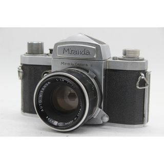 【返品保証】 ミランダ Miranda T シルバー Auto 50mm F1.9 ボディ レンズセット  s7345(フィルムカメラ)