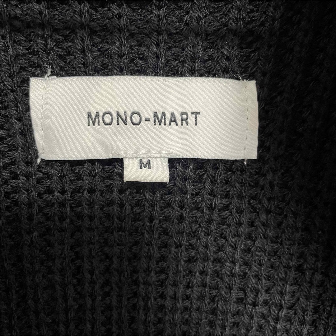 MONO-MART(モノマート)のドライバーズニット ブラック メンズのトップス(ニット/セーター)の商品写真