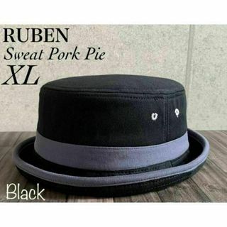 ルーベン(Ruben)の送料込 帽子 BIG Ruben ルーベン スエット ポークパイ ハット BK(ハット)