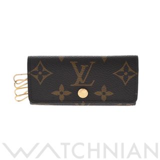 ルイヴィトン(LOUIS VUITTON)の中古 ルイ ヴィトン LOUIS VUITTON M62631 TS3107 ユニセックス キーケース モノグラム ブラウン モノグラムキャンバス(キーケース/名刺入れ)