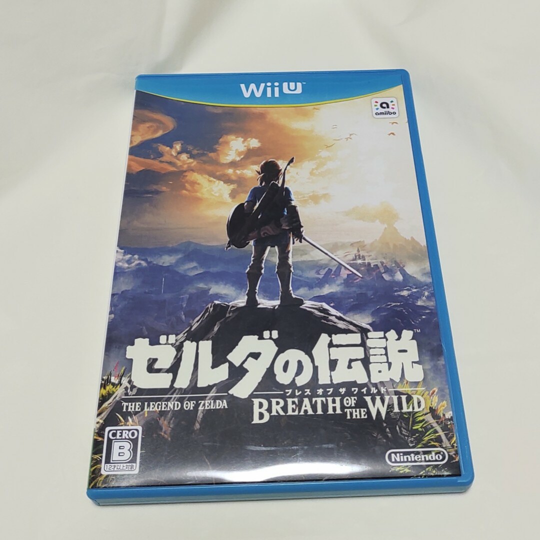 Wii U(ウィーユー)のゼルダの伝説 ブレス オブ ザ ワイルド エンタメ/ホビーのゲームソフト/ゲーム機本体(家庭用ゲームソフト)の商品写真