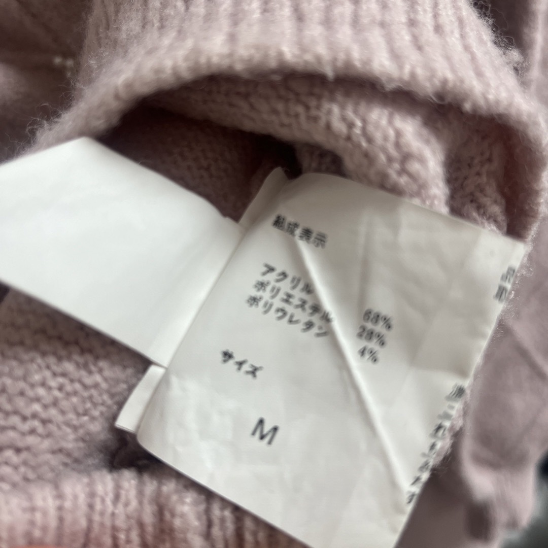 MISCHMASCH ニット ピンク レディースのトップス(ニット/セーター)の商品写真