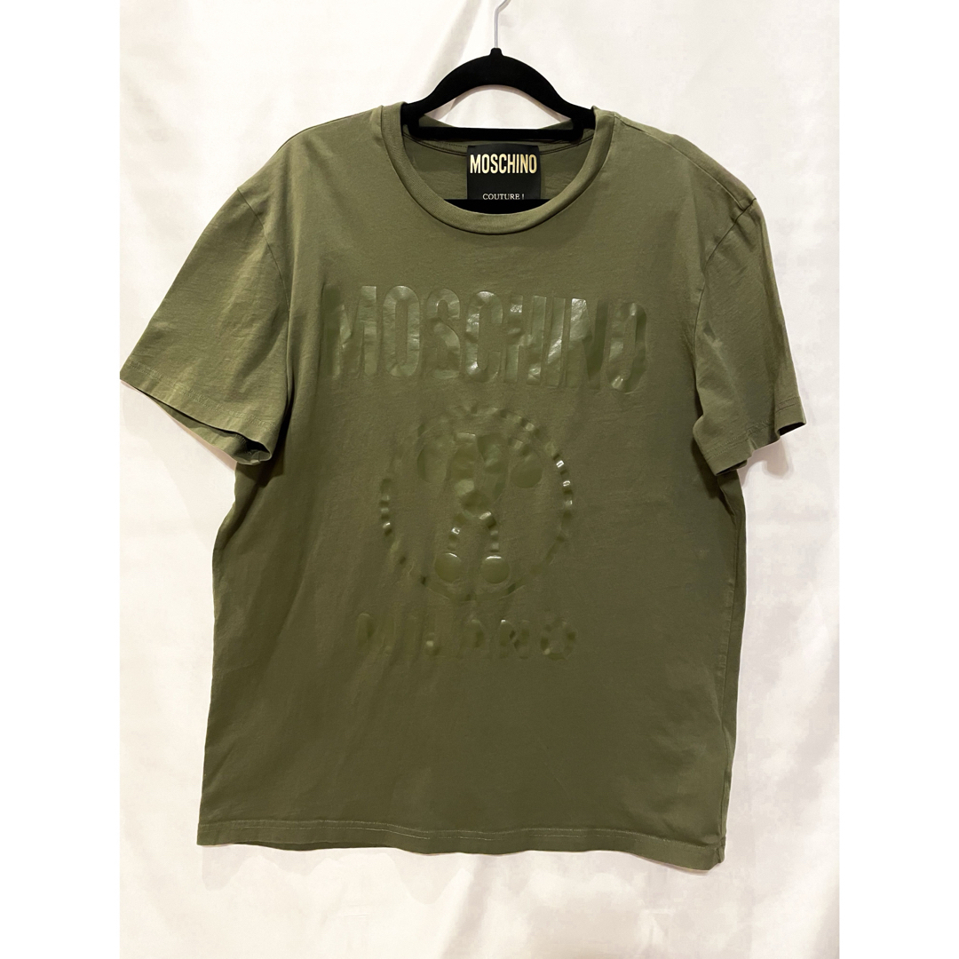 MOSCHINO(モスキーノ)の【MOSCHINO】Tシャツ グリーン メンズのトップス(Tシャツ/カットソー(半袖/袖なし))の商品写真