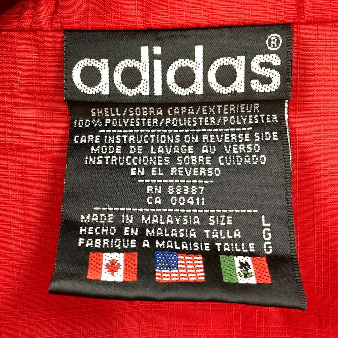adidas(アディダス)のadidas アディダス 90's ビッグ　ウインドブレーカー Lサイズ メンズのジャケット/アウター(ブルゾン)の商品写真