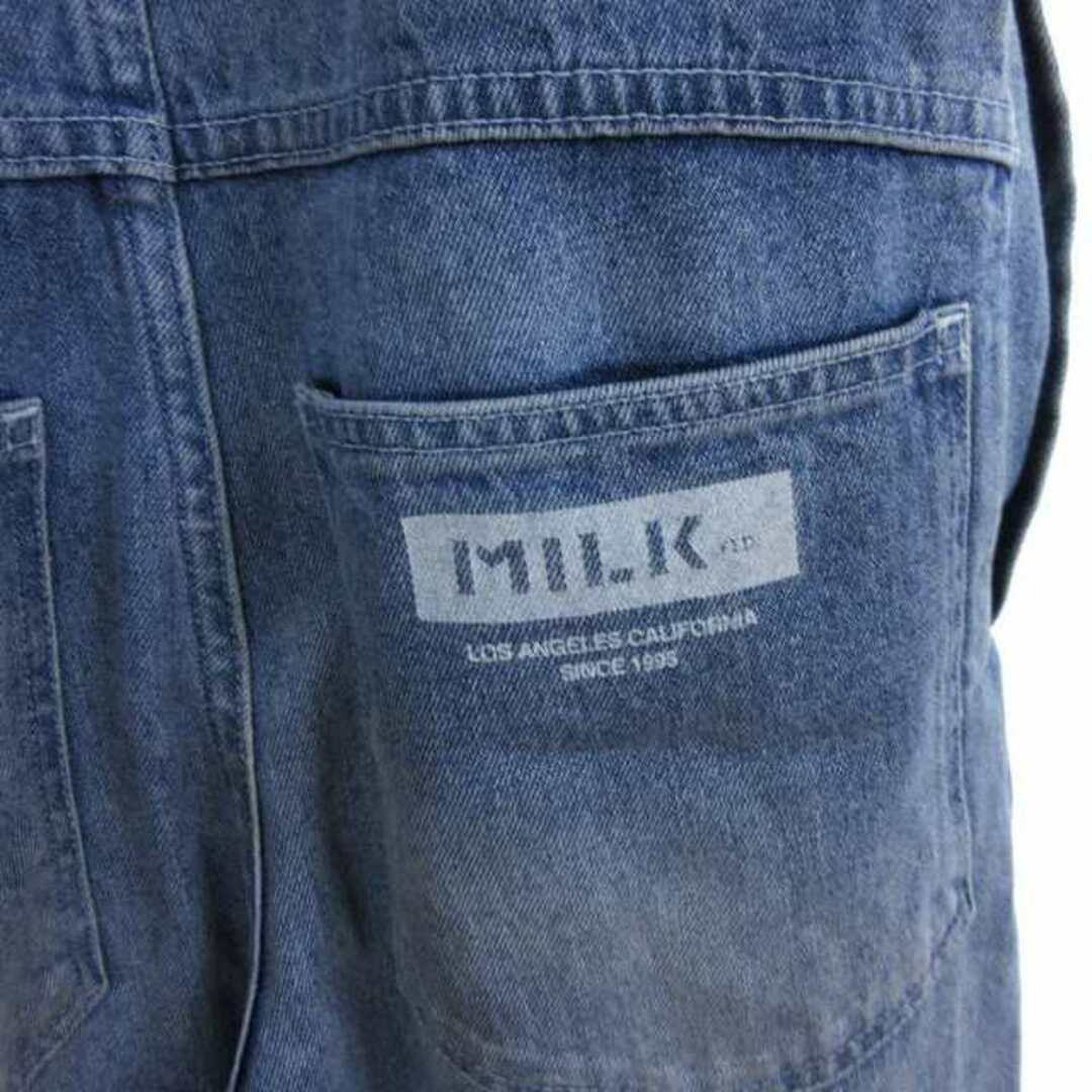 MILKFED.(ミルクフェド)のミルクフェド デニム オーバーオール サロペット ライトインディゴ F ■SM1 レディースのパンツ(サロペット/オーバーオール)の商品写真