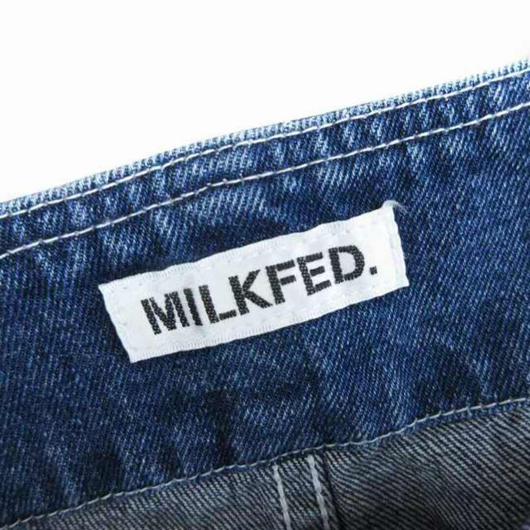 MILKFED.(ミルクフェド)のミルクフェド デニム オーバーオール サロペット ライトインディゴ F ■SM1 レディースのパンツ(サロペット/オーバーオール)の商品写真